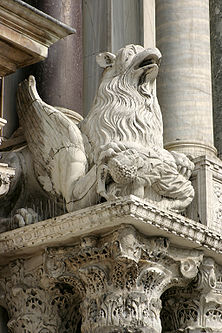 Statue of a griffin - Venice
