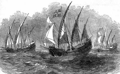 Columbus' ships