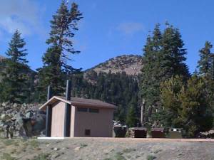 Restroom area-Lassen Volcanic National Park