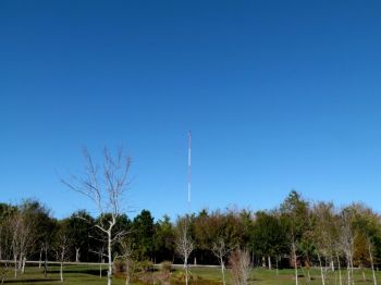 Bald Eagle on tower at S Lake Howard NPk 2 by Lee