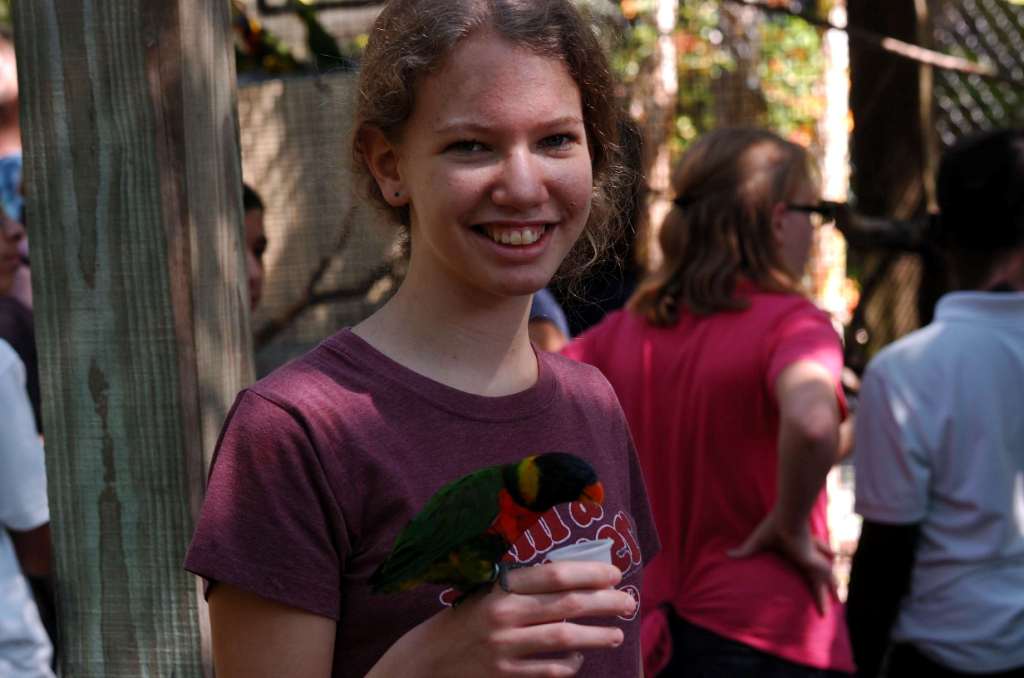 Homeschoolers at Lowry Park Zoo