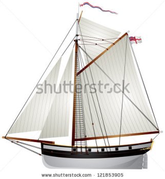 Ancient British Navy Gun Cutter from Ian