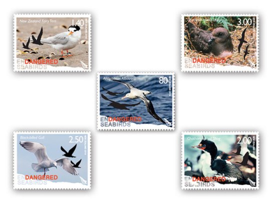 Antipodean Albatross (Diomedea antipodensis) Stamp by Ian