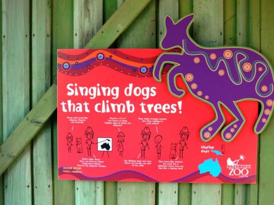 Singing Dog Sign LPZ by Lee