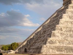 Pyramid of Kukulkan at Chichen Itza, Mexico