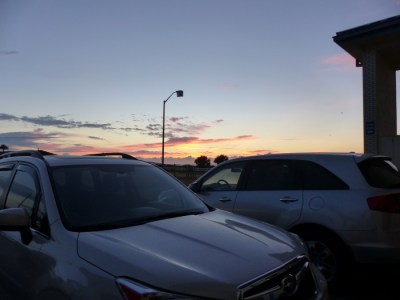 Jax Beach Sunrise while packing to go home
