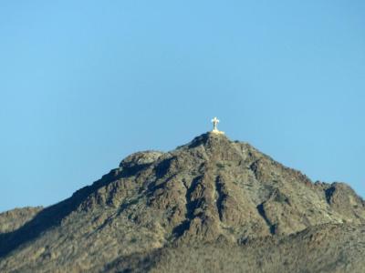 Cross on a mountain - El Paso, Texas