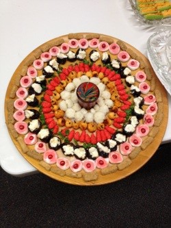 hors d’ouvres served at Norse smörgåsbord