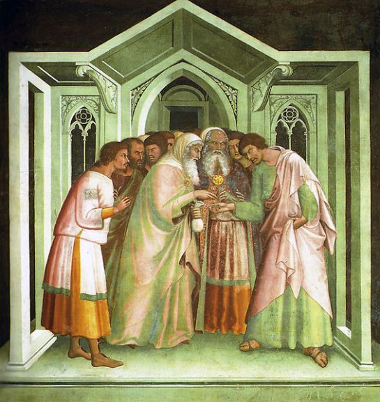 Judas sells Jesus for thirty pieces of silver ©WikiC
