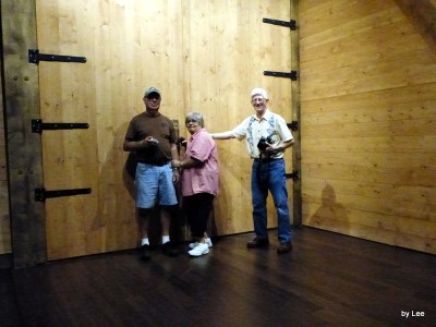 The Door at the Ark Encounter - Dan and our friends