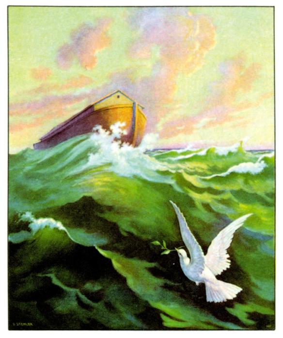 Ark-with-returning-Dove.olive-HoshanaRabbah