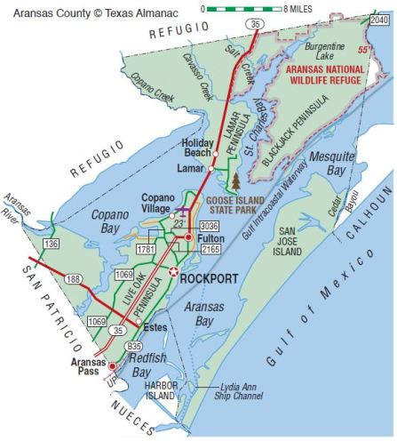 Aransas-County-map.TexasAlmanac