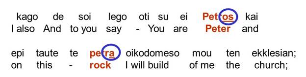 matthew16.18-interlinear