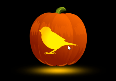 Very Majestic Sparrow Pumpkin